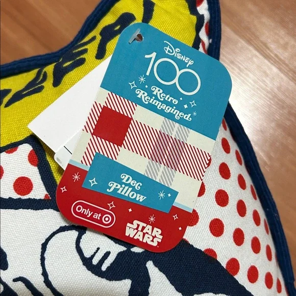 Disney Embroidery/Corduroy Kids Throw Pillow‎ Featuring R2D2 - Picture 4 of 4